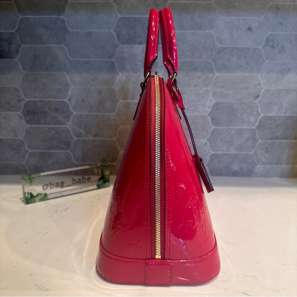 Louis Vuitton Vernis Alma MM Rose Indian - Picture 5 of 14